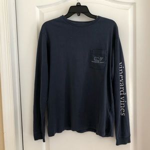 🐳 Navy Vineyard Vines Women’s Long Sleeve